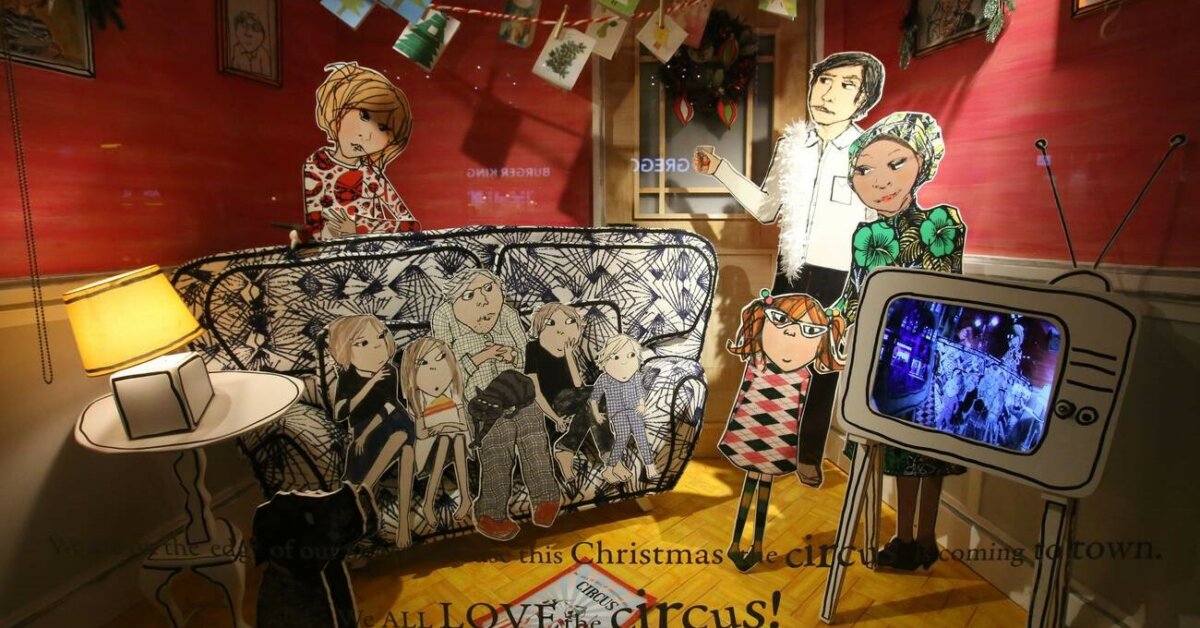 Fenwick’s Christmas window 2022 mixed emotions Spark