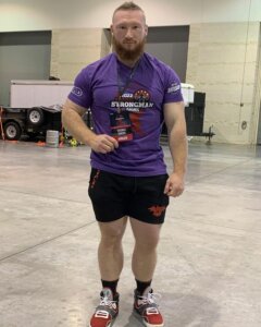 Tom Owens at the Official Strongman Games 2022