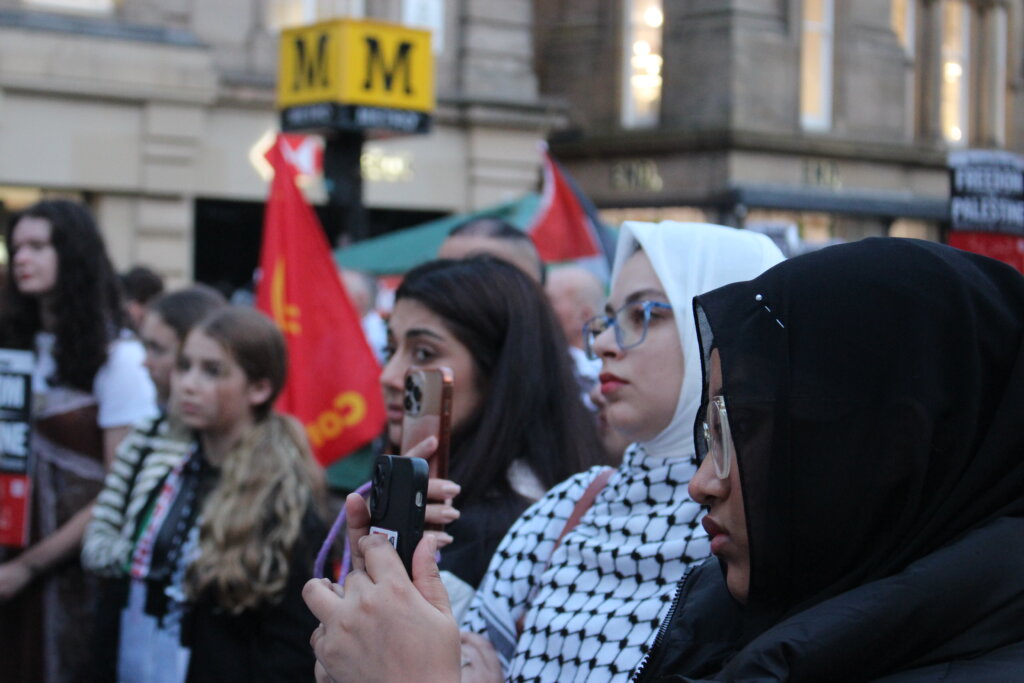 Millions of people in the UK have been protesting in support for Palestine, calling for a 'ceasefire'.