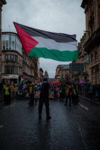 Palestinian Protest in Newcastle captured by Scott Smith