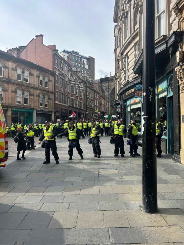 Police line