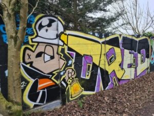 A wall for artists to use